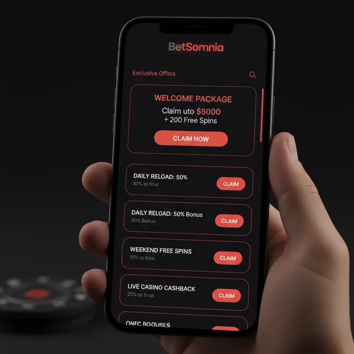 BetSomnia Casino Bonus