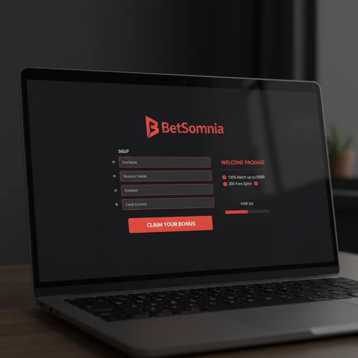 BetSomnia Casino Signup